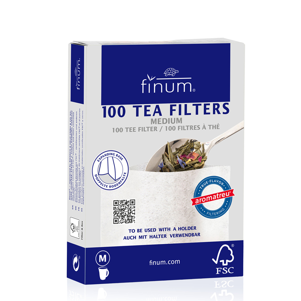 Large Paper Tea Filters, 100 Pack